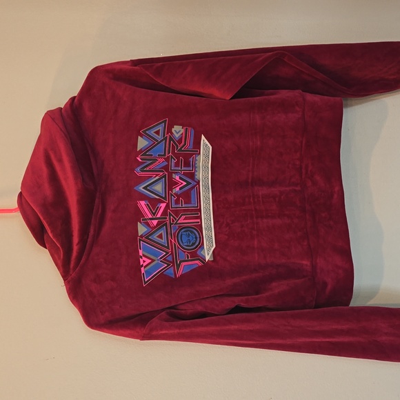Wakanda Forever Women's Velour Hoodie - Picture 2 of 4